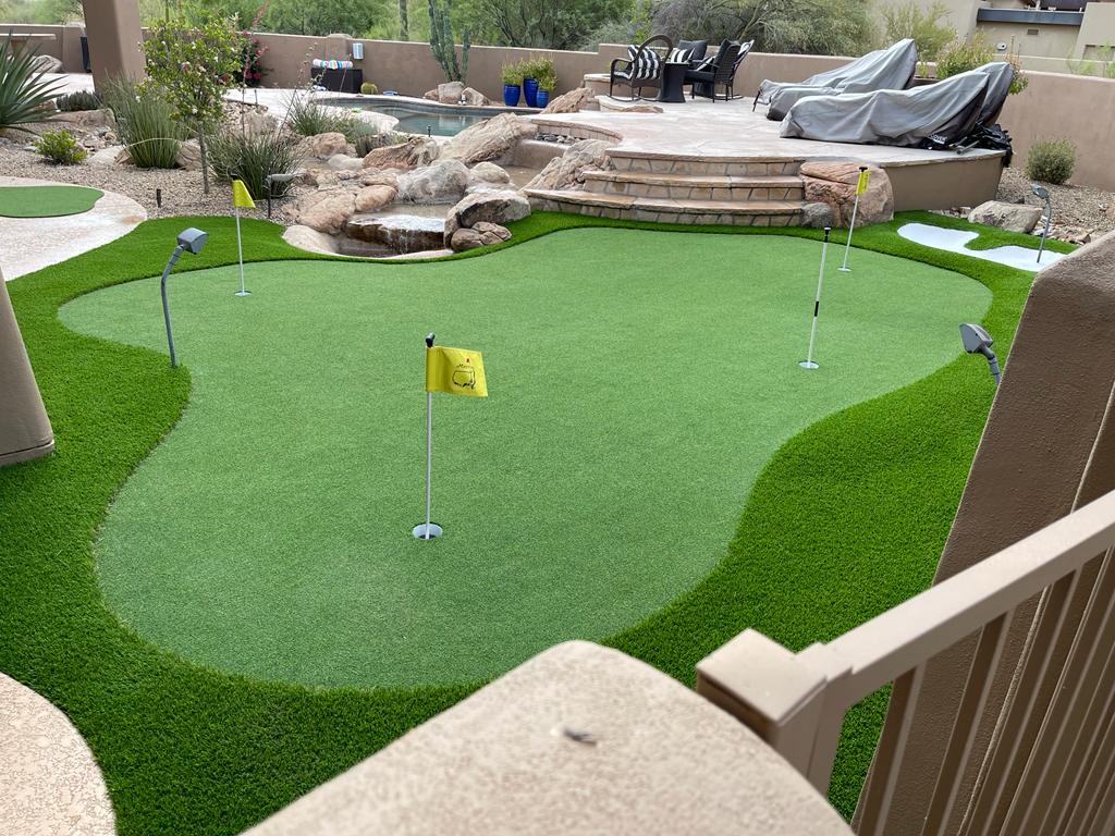 Golf Court Backyard
