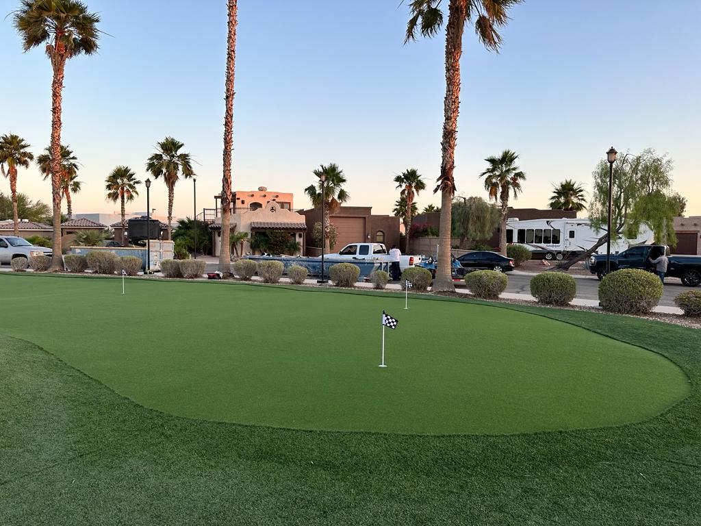Golf Court Backyard