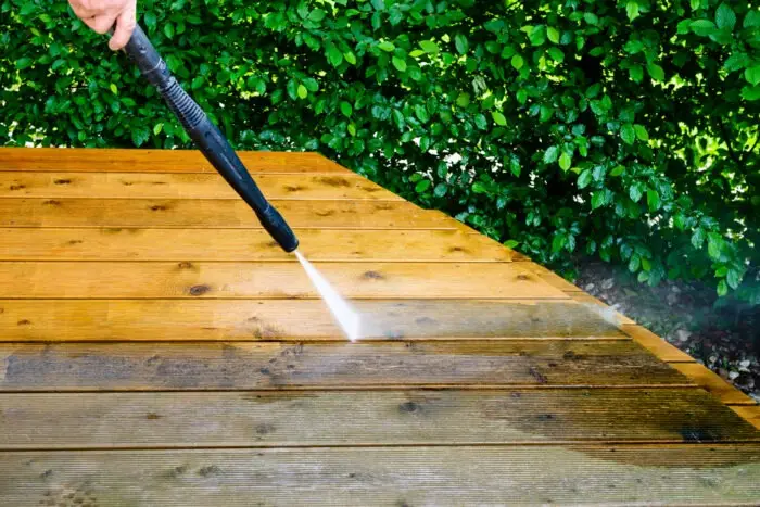 pressure washing