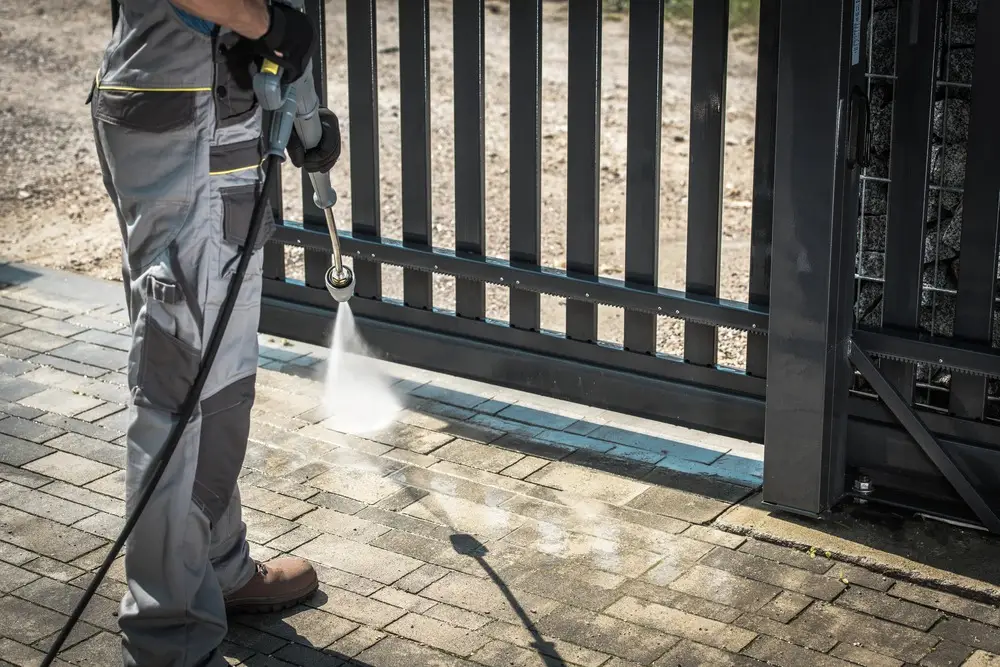 Dumpster Pad Cleaning