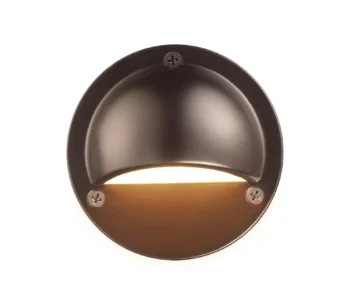 Semisfera 12V Deck & Rail Light - Matte Brown - 3000K -3