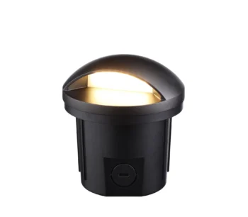 Crescente In-Grade Well Light - Black - 3000K -5