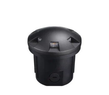 Fortezza In-Grade Well Light - Black - 3000K -2