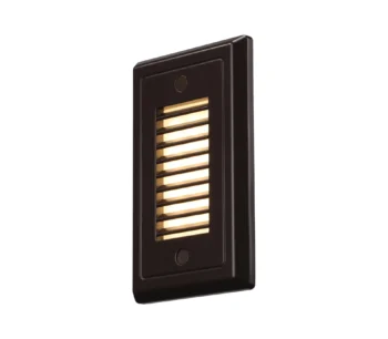 Parallel Retro Louvered Step & Deck Light - Black Bronze - 3000K 7