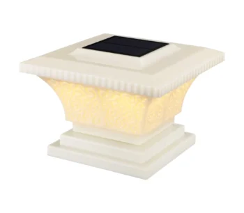 Luce Solar Deck Post Cap Light - White - 3000K 4